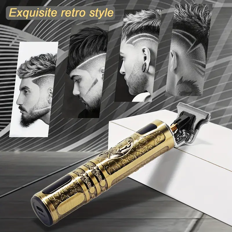 UOOGOU Men's Cordless Hair Clipper with LCD Display